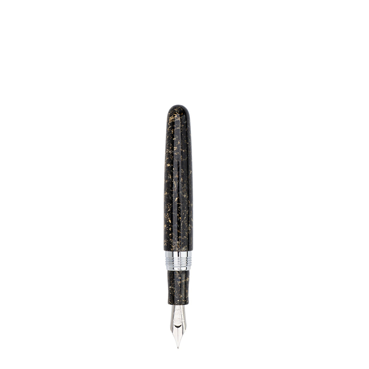 Conklin 1898 Solaris Fountain Pen - Black w/ Chrome Trim