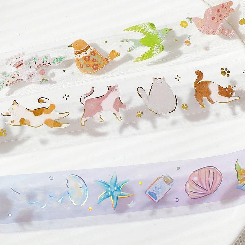 BGM Washi Tape - Clear Tape - Ocean