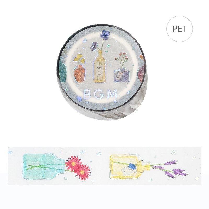 BGM Washi Tape - Clear Tape - Single Flower Vase