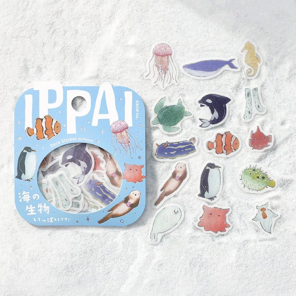BGM Planner Sticker Flakes - Full of Sea Life