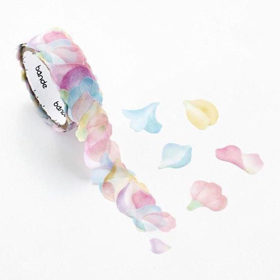 Bande Washi Tape Sticker Rolls - Flower Shower Pink