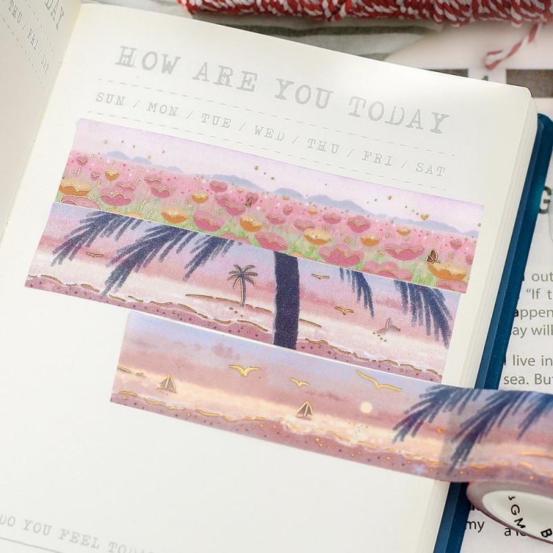 BGM Washi Tape - Dreamy Scenery - Coast