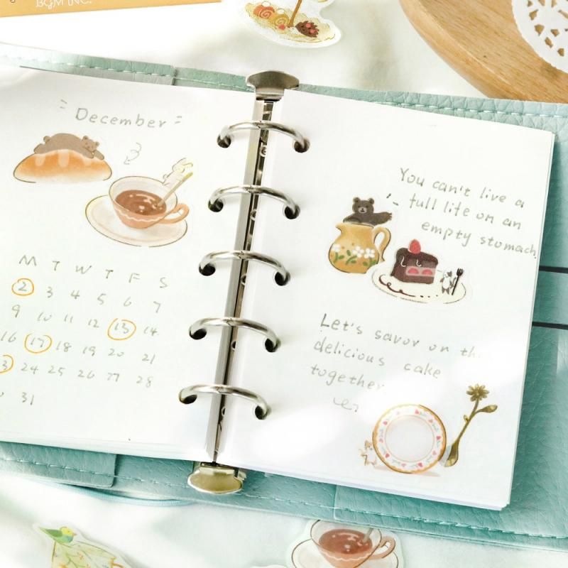 BGM Planner Sticker Flakes - Afternoon Tea Party - Odorow in Rhythm