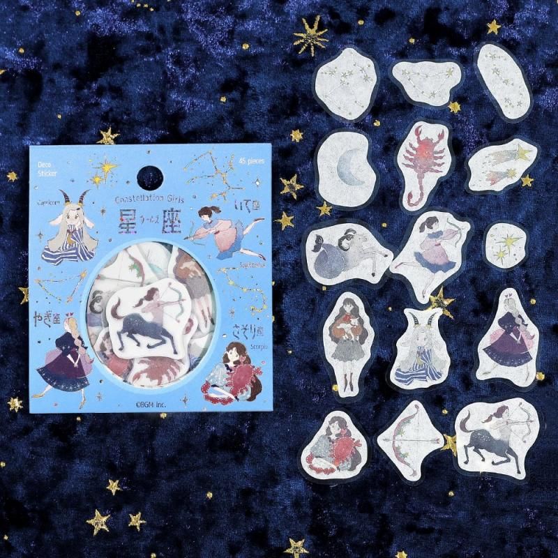 BGM Flake Stickers - Star Reading - Scorpio, Sagittarius, and Capricorn