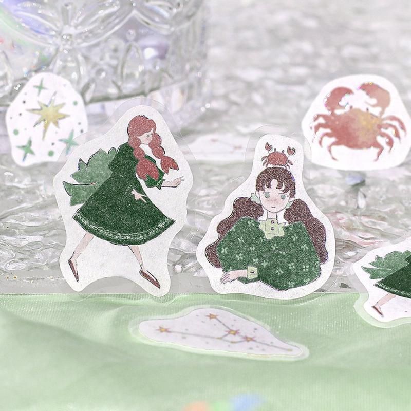 BGM Flake Stickers - Star Reading - Taurus, Gemini, and Cancer