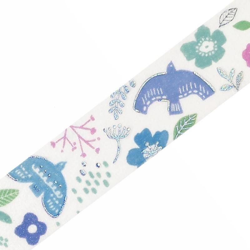 BGM Washi Tape - Nordic Forest - Birds Singing