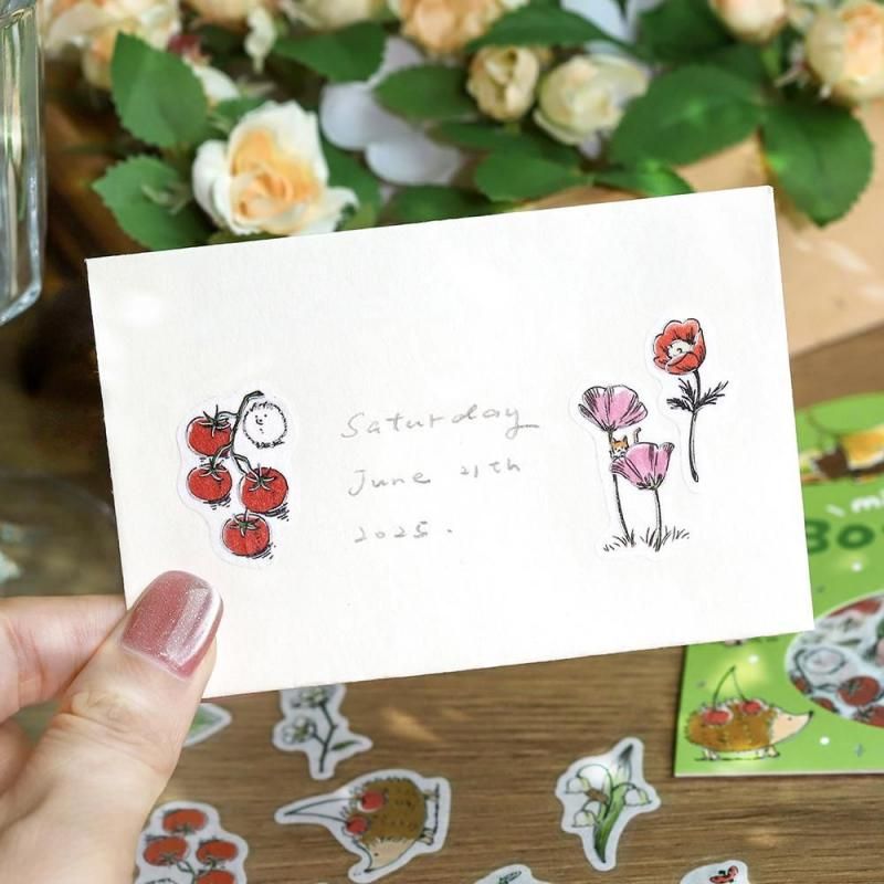 BGM Planner Sticker Flakes - Mini Mini Animals - Botanical