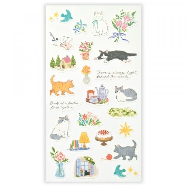NB Large Stickers - Deco Time - Cats