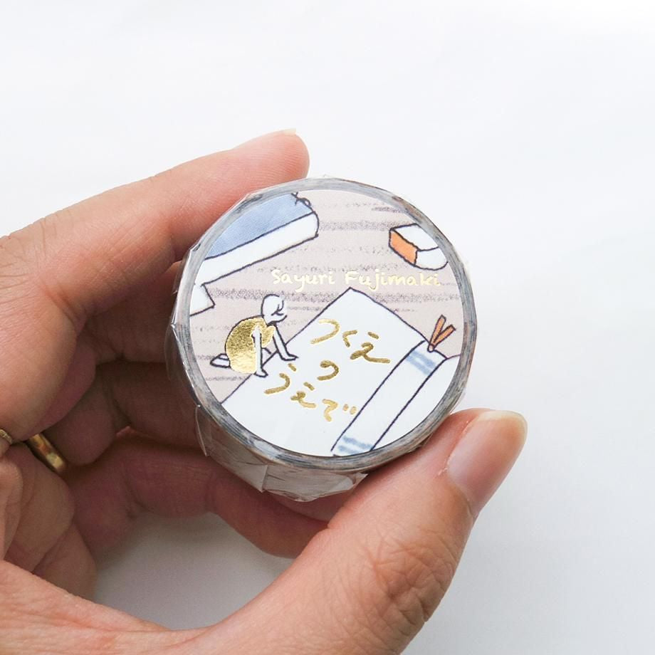 Hyogensha Cozyca Sayuri Fujimaki Foil-Stamped Washi Tape - Tsukue no Ue de