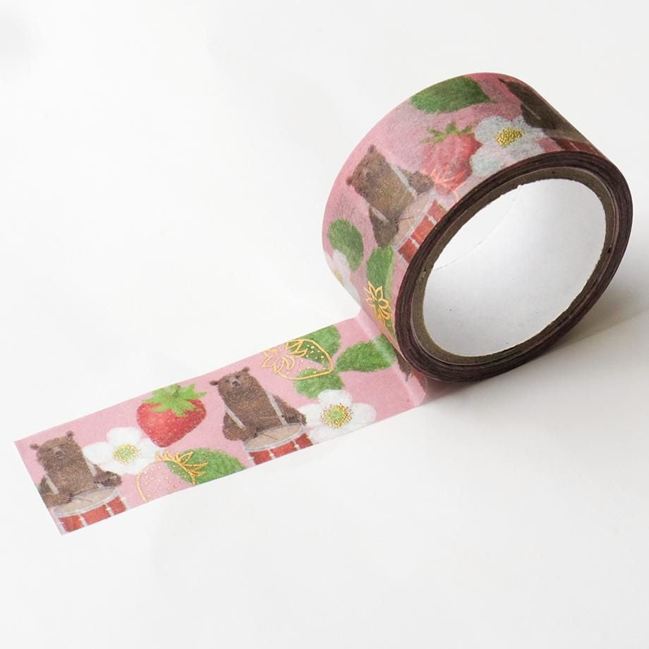 Hyogensha Cozyca Akira Kusaka Foil-Stamped Washi Tape - Sweet Beat
