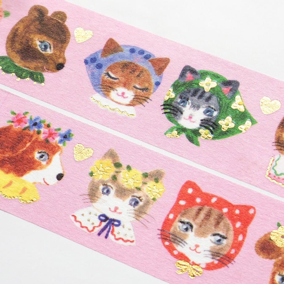 Hyogensha Cozyca Aiko Fukawa Washi Tape - Niko Niko