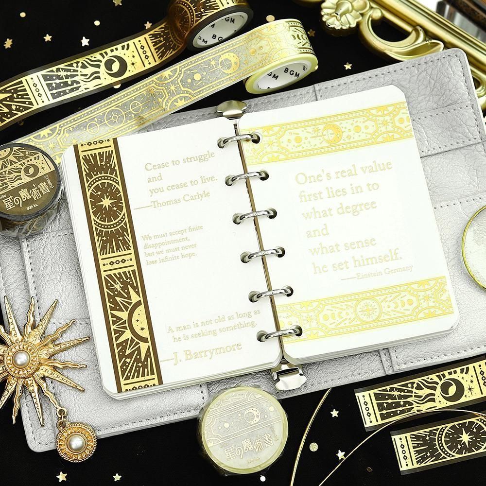 BGM Washi Tape - Star Magic Book - Light