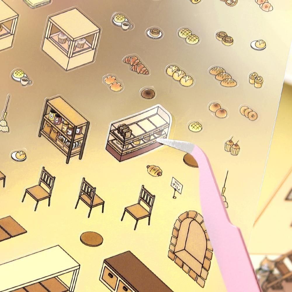 BGM Diorama 2.5D Stickers - Vol. 2 - Bakery