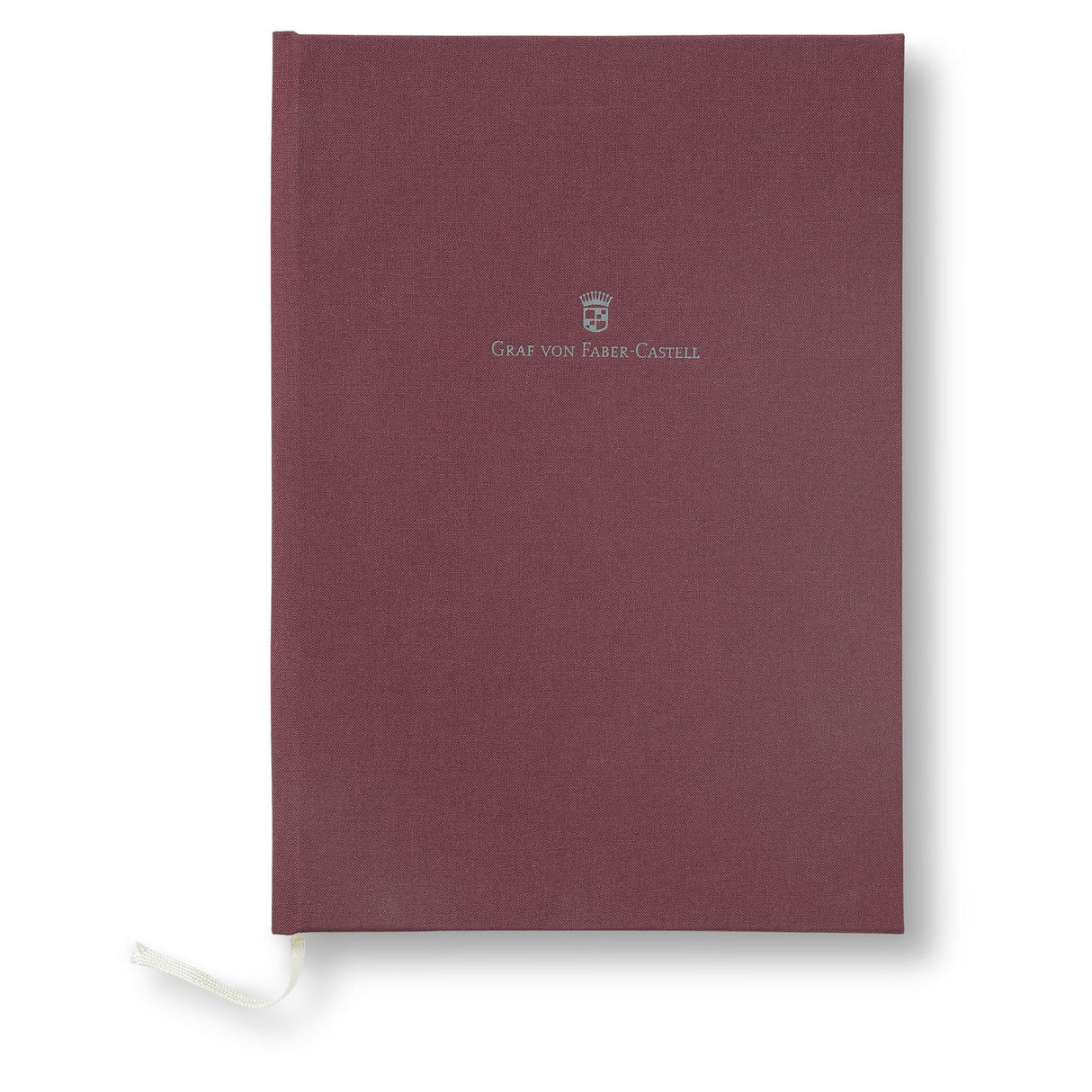 Graf von Faber-Castell A5 Notebook with Linen Cover - Dark Bordeaux