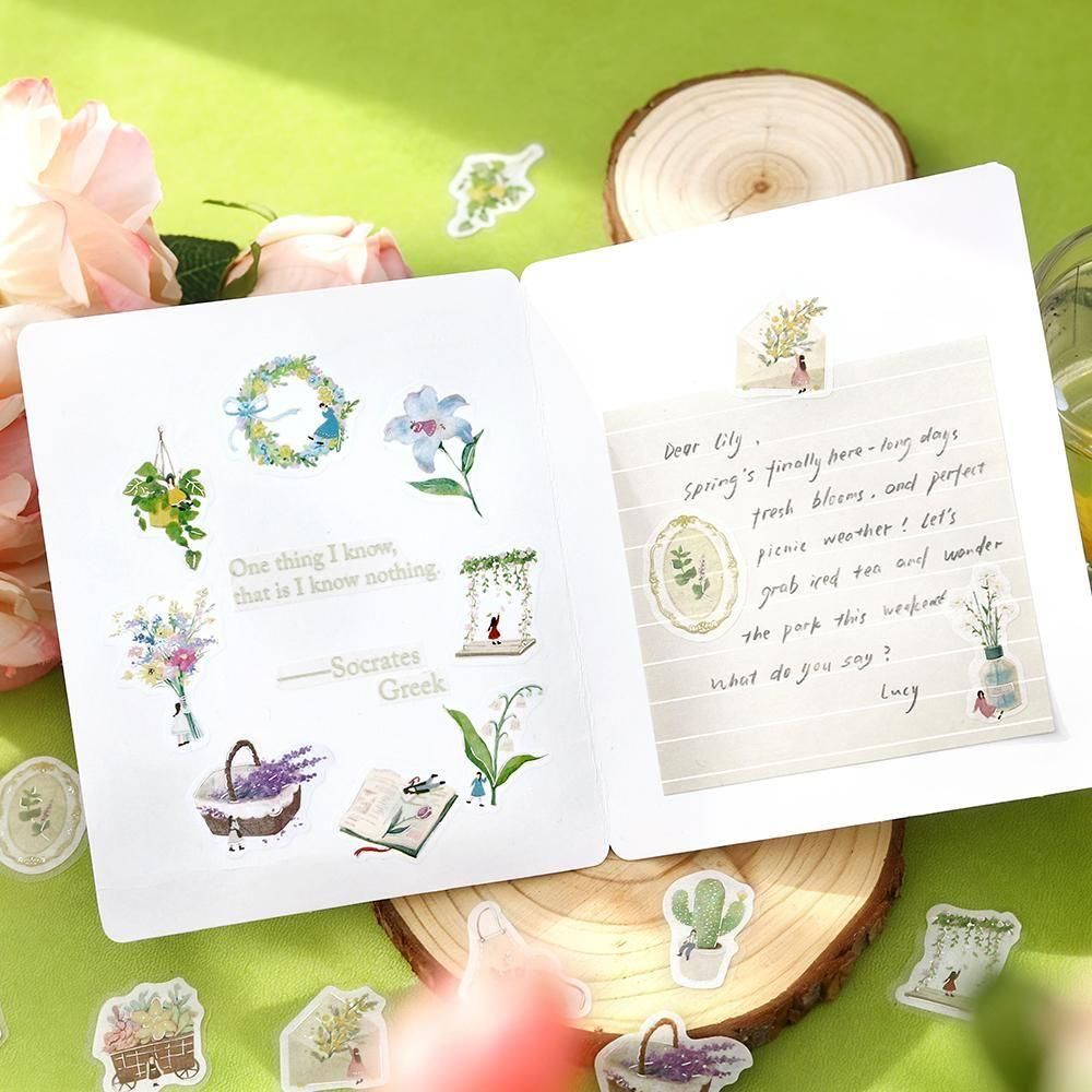 BGM Flake Stickers - Petit Story - Gardening