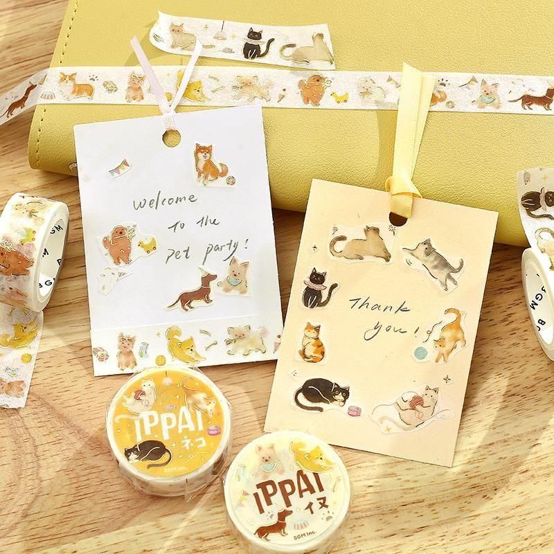 BGM Washi Tape - IPPAI - Dogs
