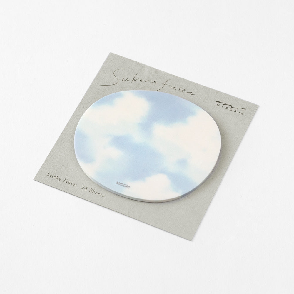 Midori Sticky Notes - Transparent - Sky Light Blue