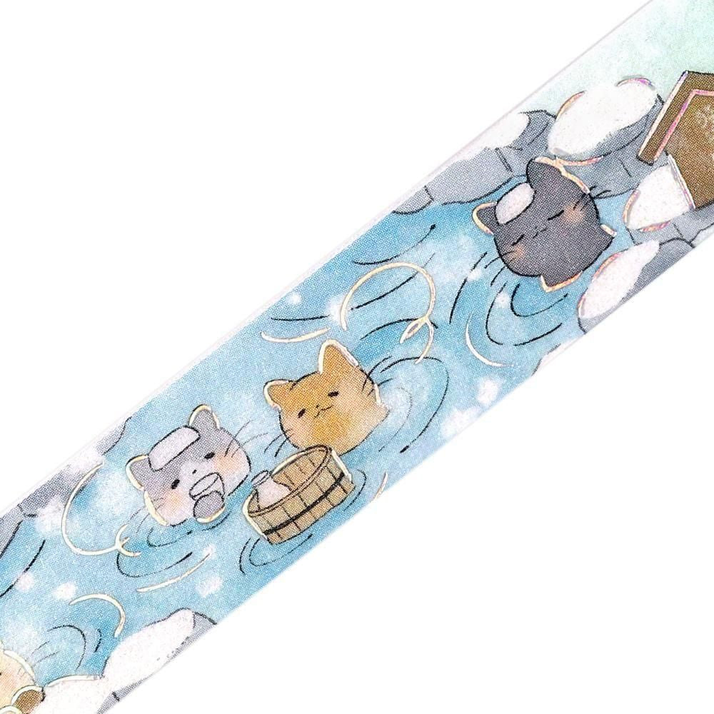 BGM Washi Tape - Life - Cat Bathhouse
