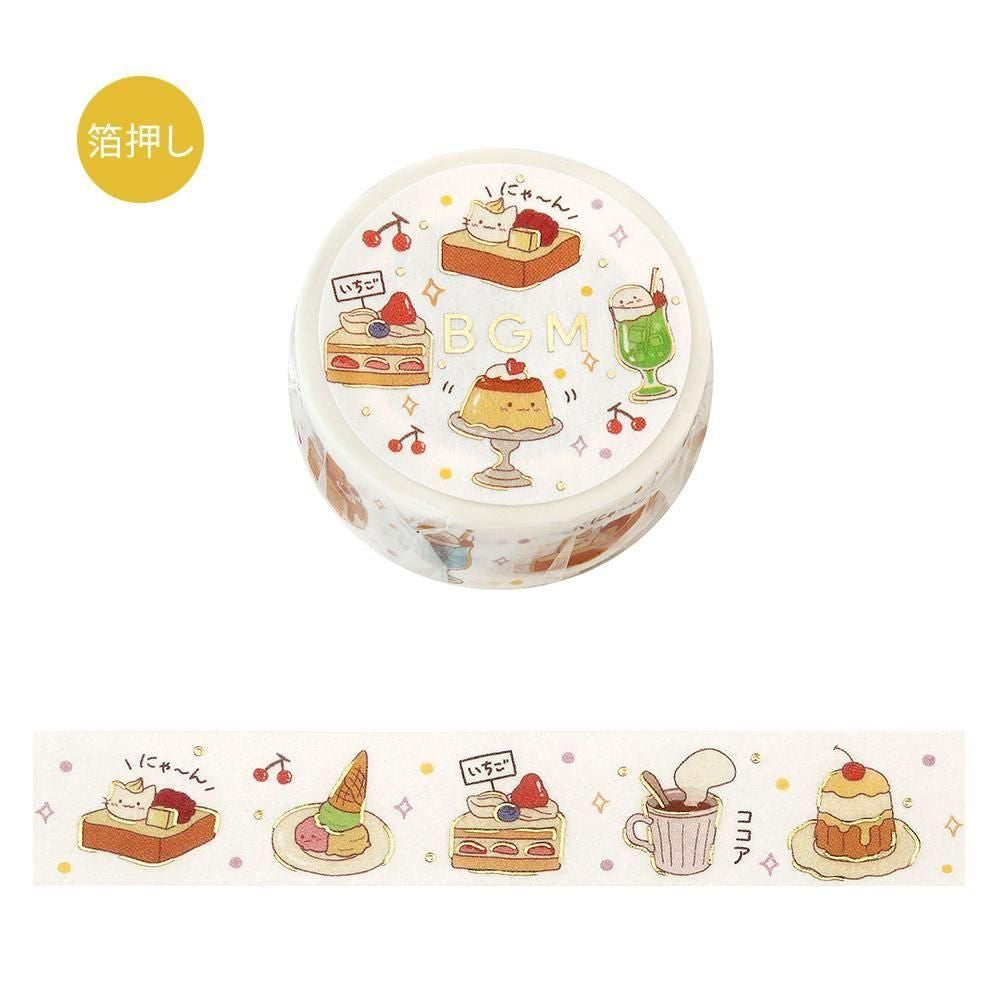 BGM Washi Tape - Life - Cafe Time