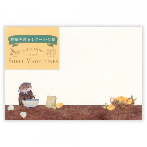 NB Envelopes - Ressa - A Sea Otter and Shell Madeleines