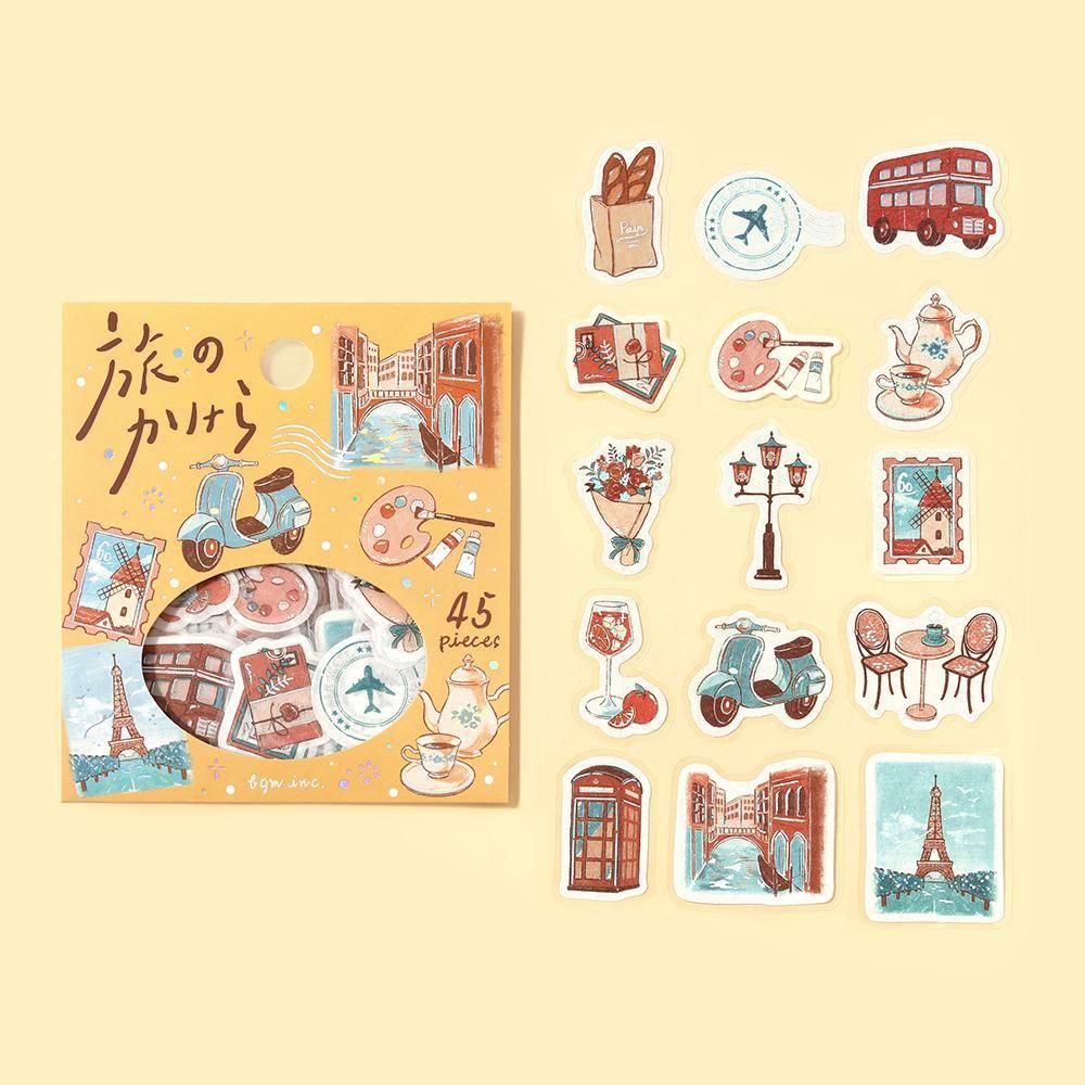 BGM Flake Stickers - Fragments of a Journey - To the World