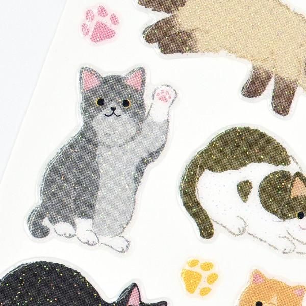 NB Pure Glitter Stickers - Cat