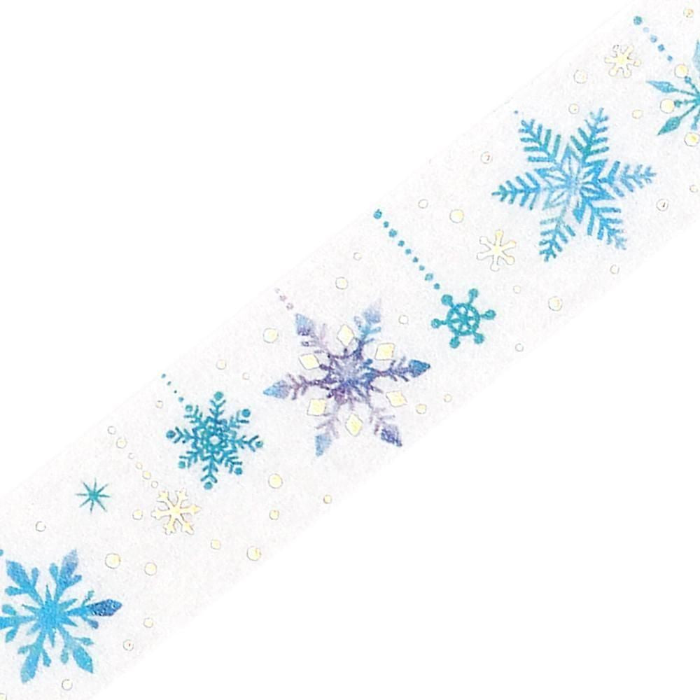 BGM Washi Tape - Winter Limited - Snow Crystals (Limited Edition)