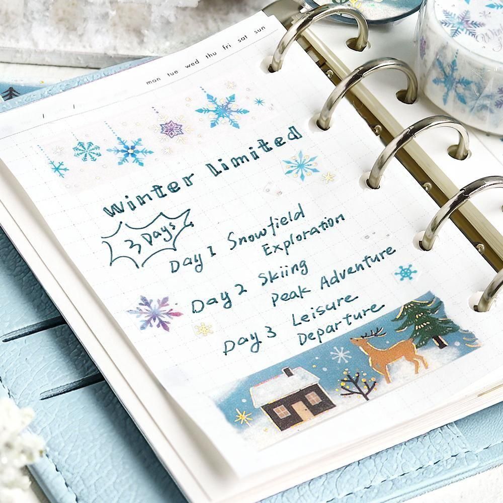 BGM Washi Tape - Winter Limited - Nordic Winter Scenery (Limited Edition)