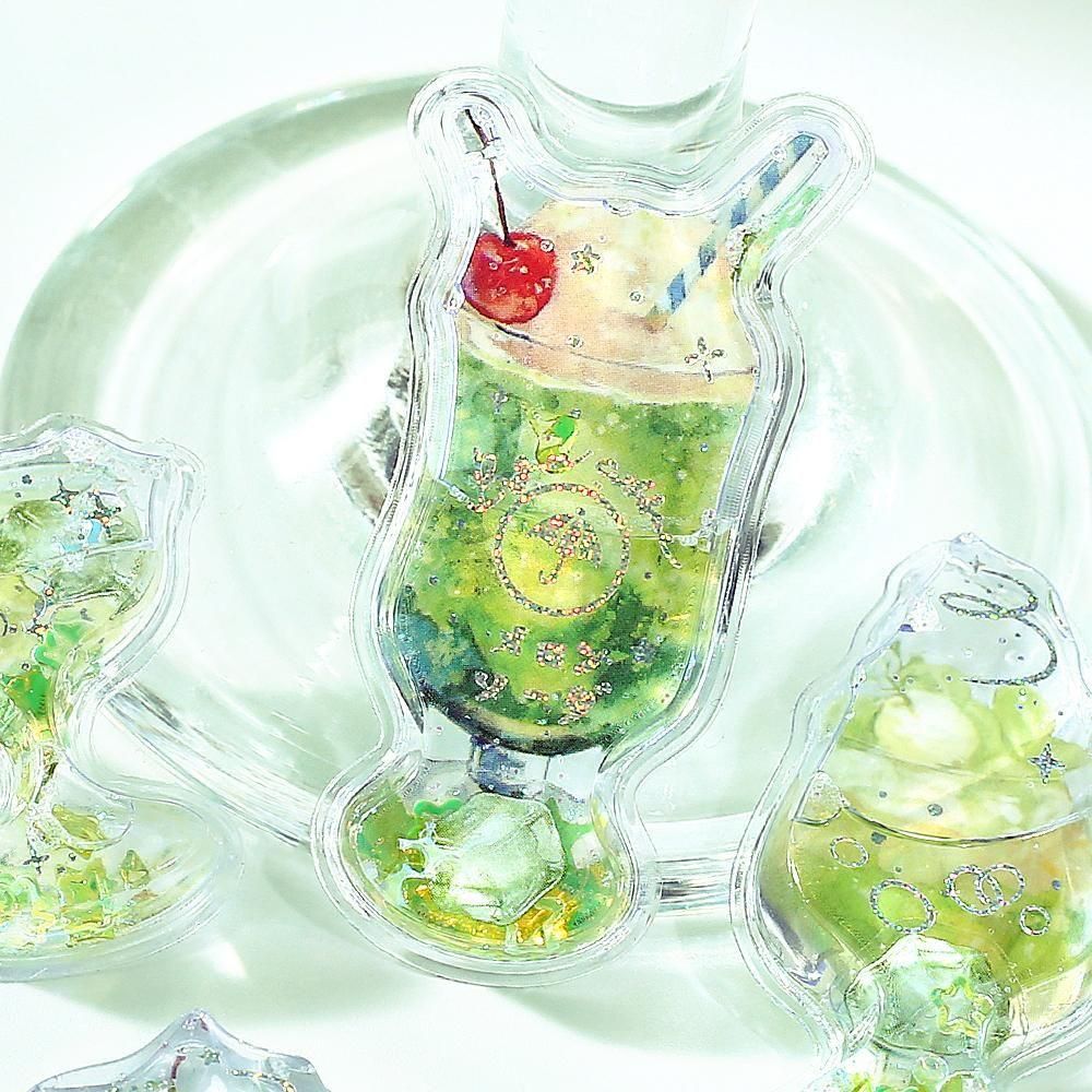 BGM Water Stickers - Cafe A La Mode - Shiny Green