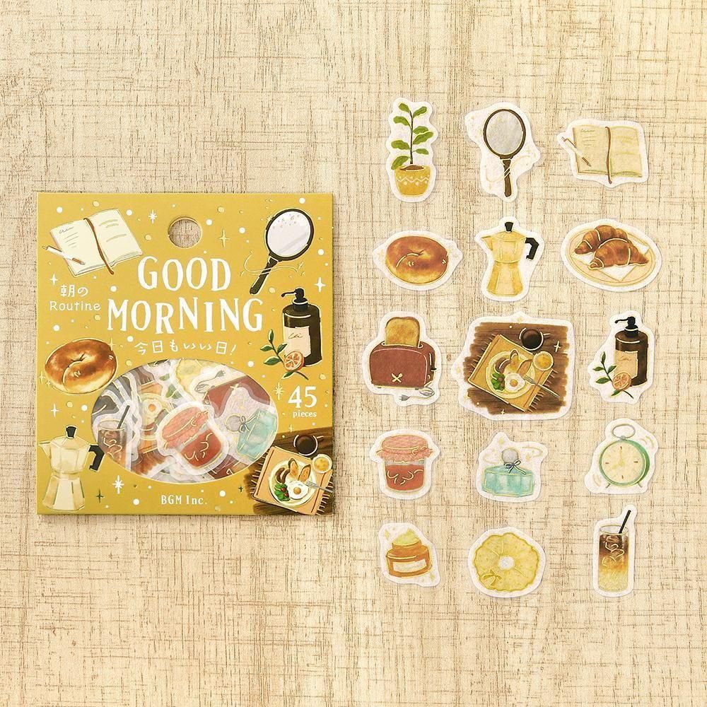BGM Flake Stickers - Another Great Day - Good Morning