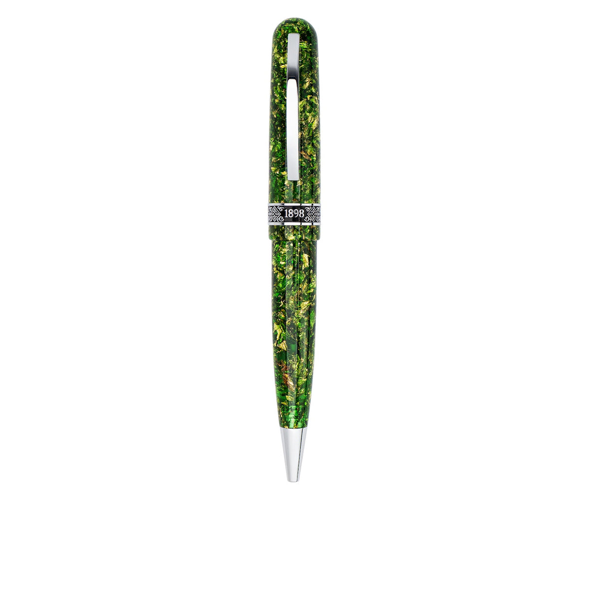 Conklin 1898 Solaris Ballpoint Pen - Green w/ Chrome Trim