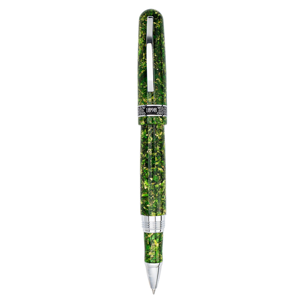Conklin 1898 Solaris Rollerball Pen - Green w/ Chrome Trim