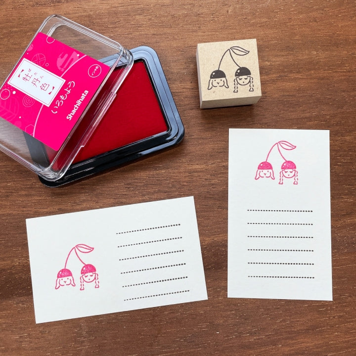 Stamp Marché Seasonal Illustration Stamp - May - Marle's Cherries