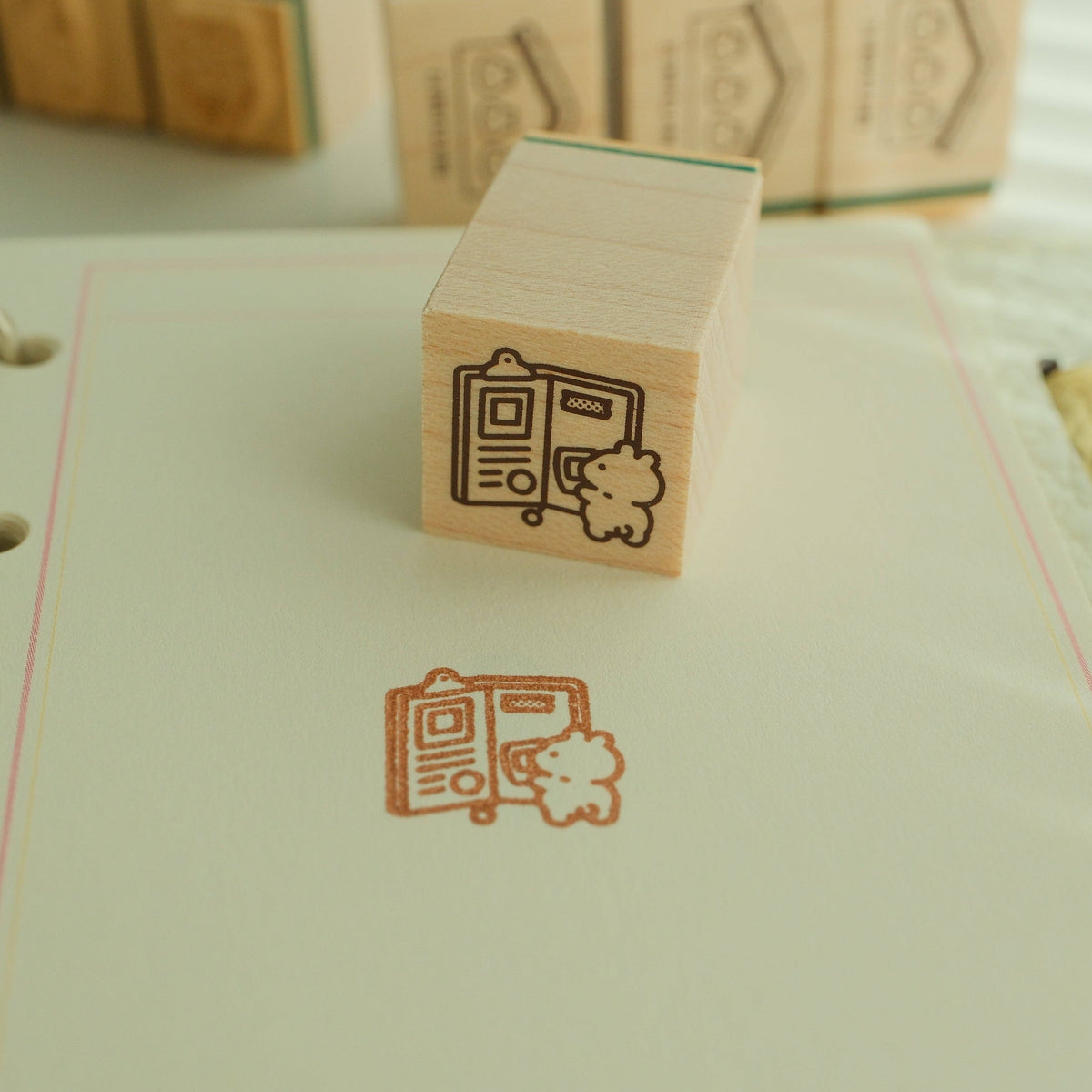 2jingis2jing Living Softly Rubber Stamp Vol. 1 (1.5cm)