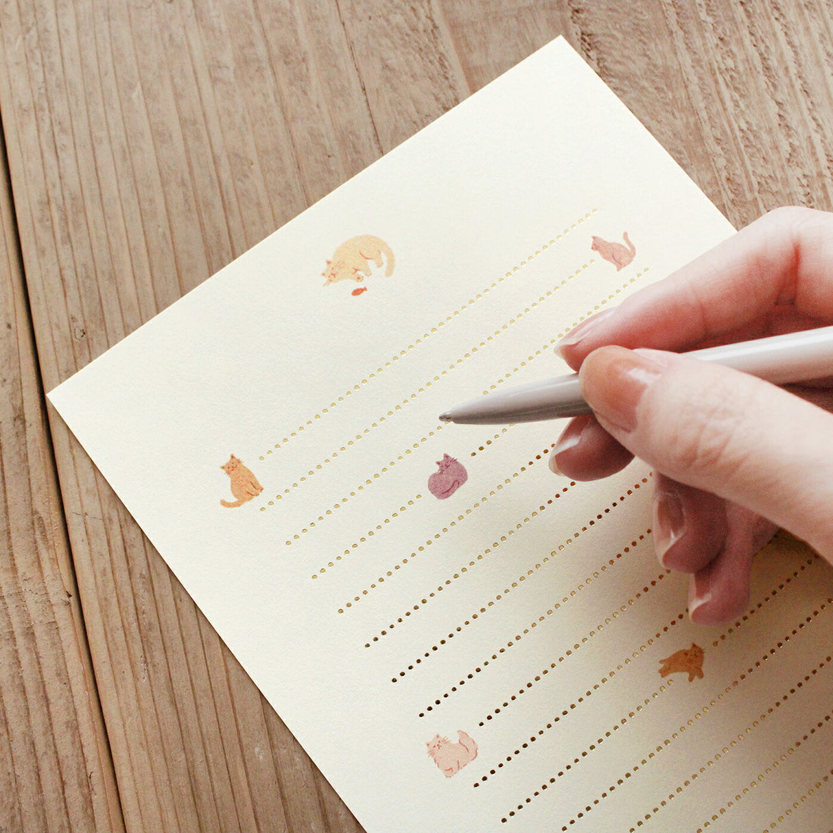 EL COMMUN Papoter Letter Set - Cat