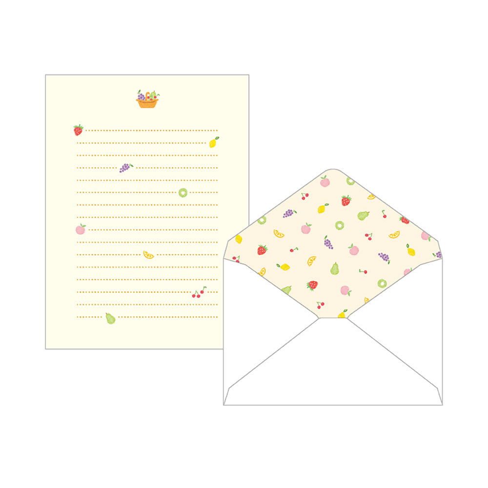 EL COMMUN Papoter Letter Set - Fruit