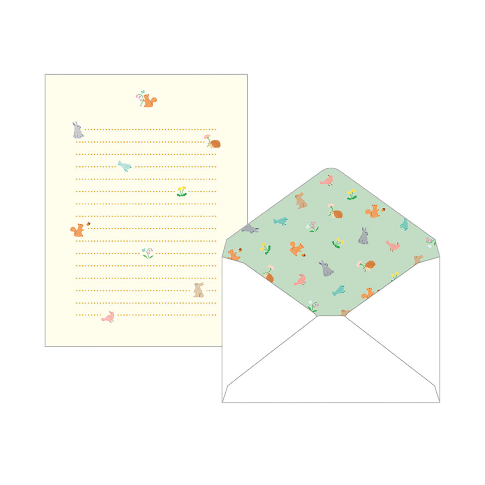 EL COMMUN Papoter Letter Set - Forest