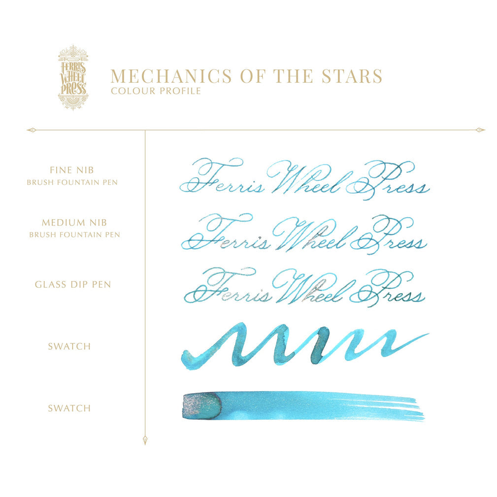 Ferris Wheel Press - Mechanics of the Stars - 38ml Bottled Ink
