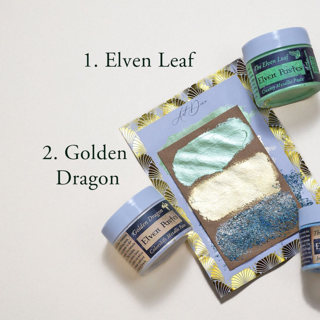 Atlas Stationers - CoraCreaCrafts Elven Paste - The Elven Leaf - Stickers - Image 4