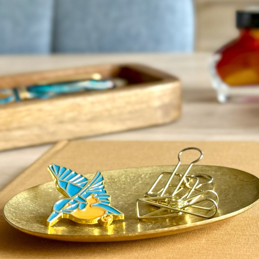 Esterbrook x BUNGUBOX Lapel Pin - Kingfisher (Special Edition)