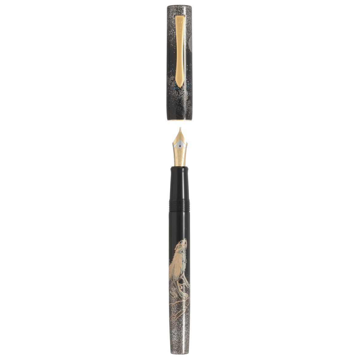 Namiki Chinkin Fountain Pen - Wolf Moon