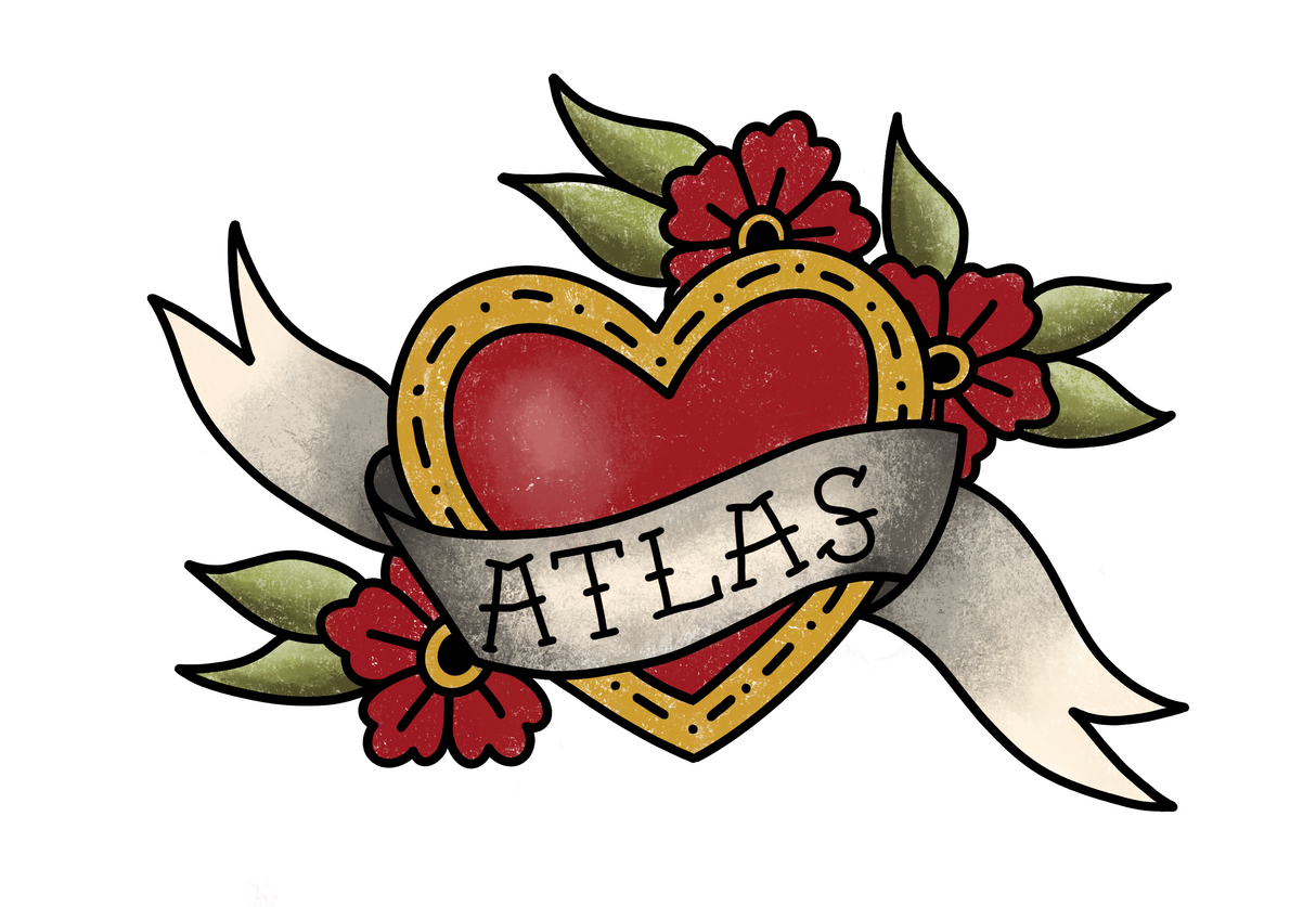 Atlas Stationers Sticker - Atlas Tat