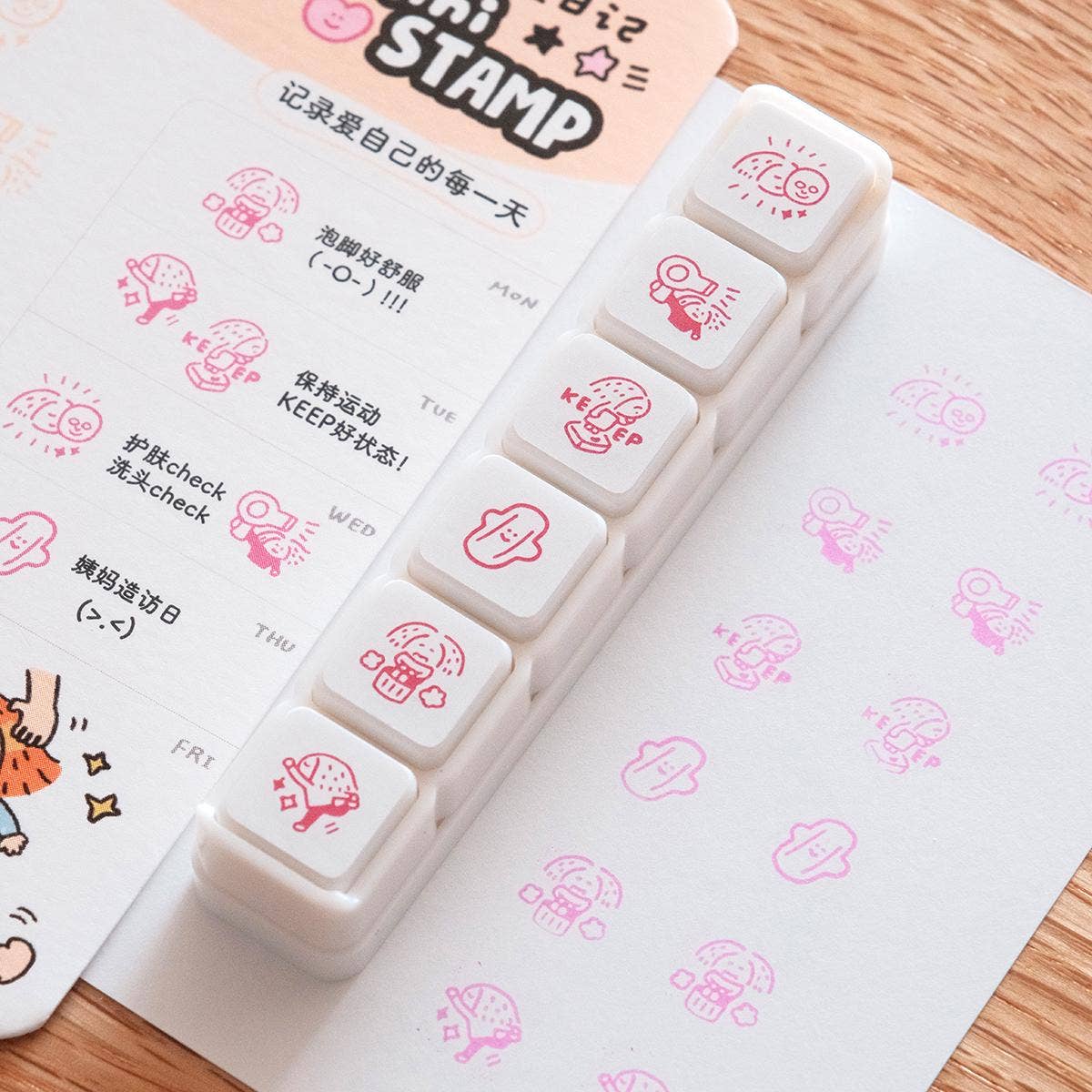 RiN! Studio Mini 6-in-1 Stamp - Girls