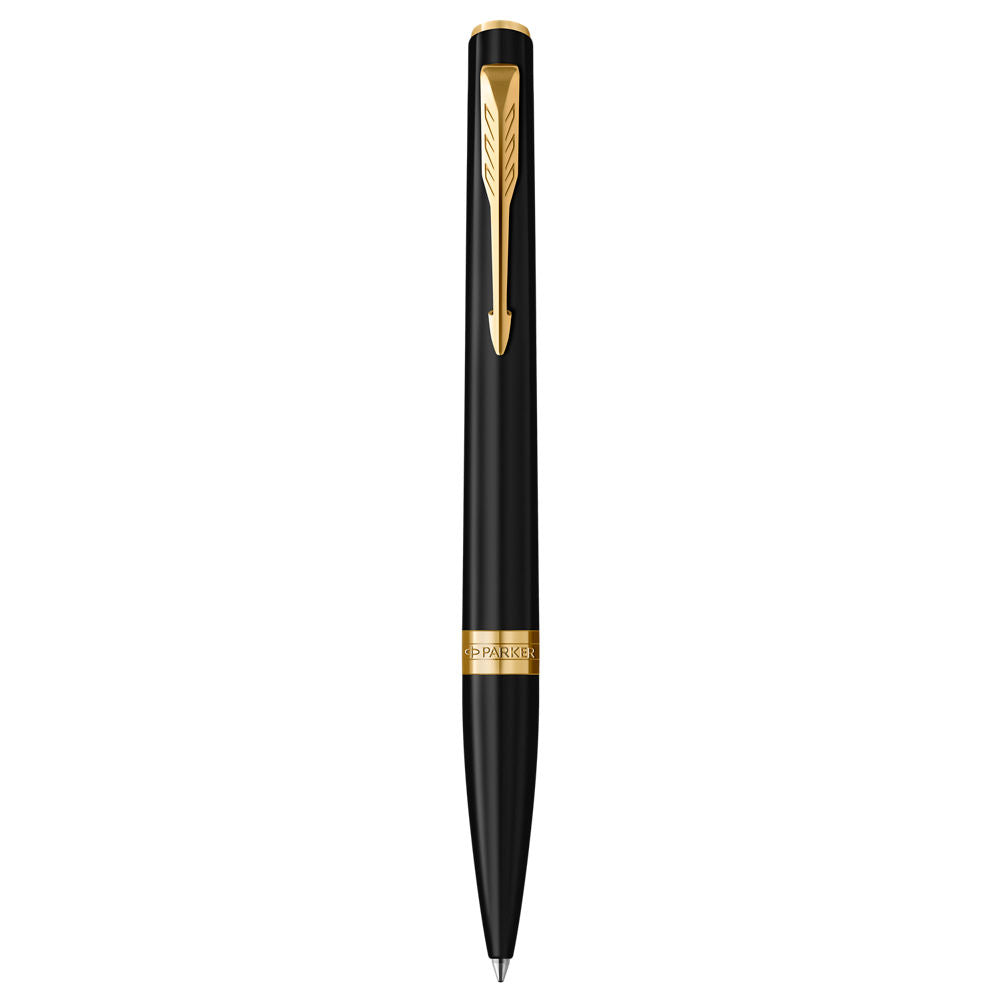 Parker Meridian Ballpoint Pen - Matte Black with Gold Trim