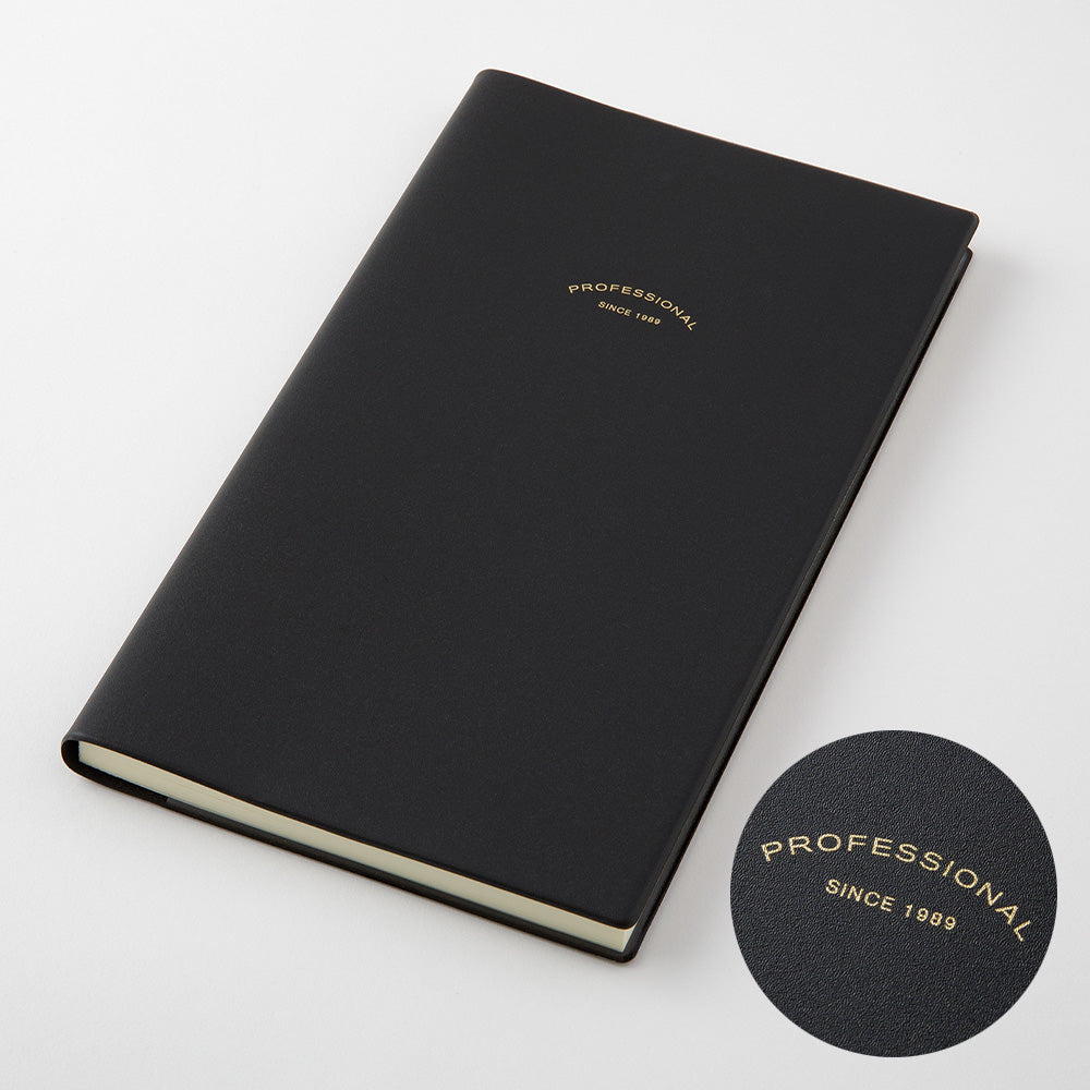 Midori Professional Diary A5 Slim Monthly Block - Black