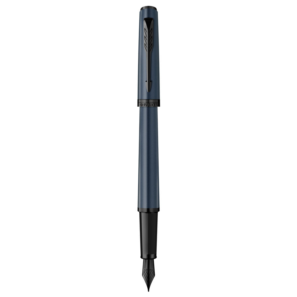 Parker Meridian Fountain Pen - Blue with Black Trim