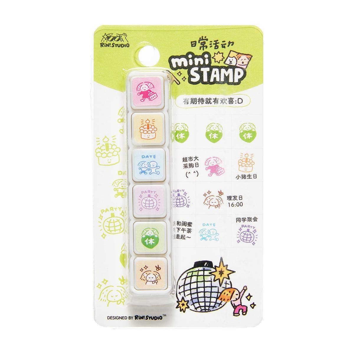 RiN! Studio Mini 6-in-1 Stamp - Everyday