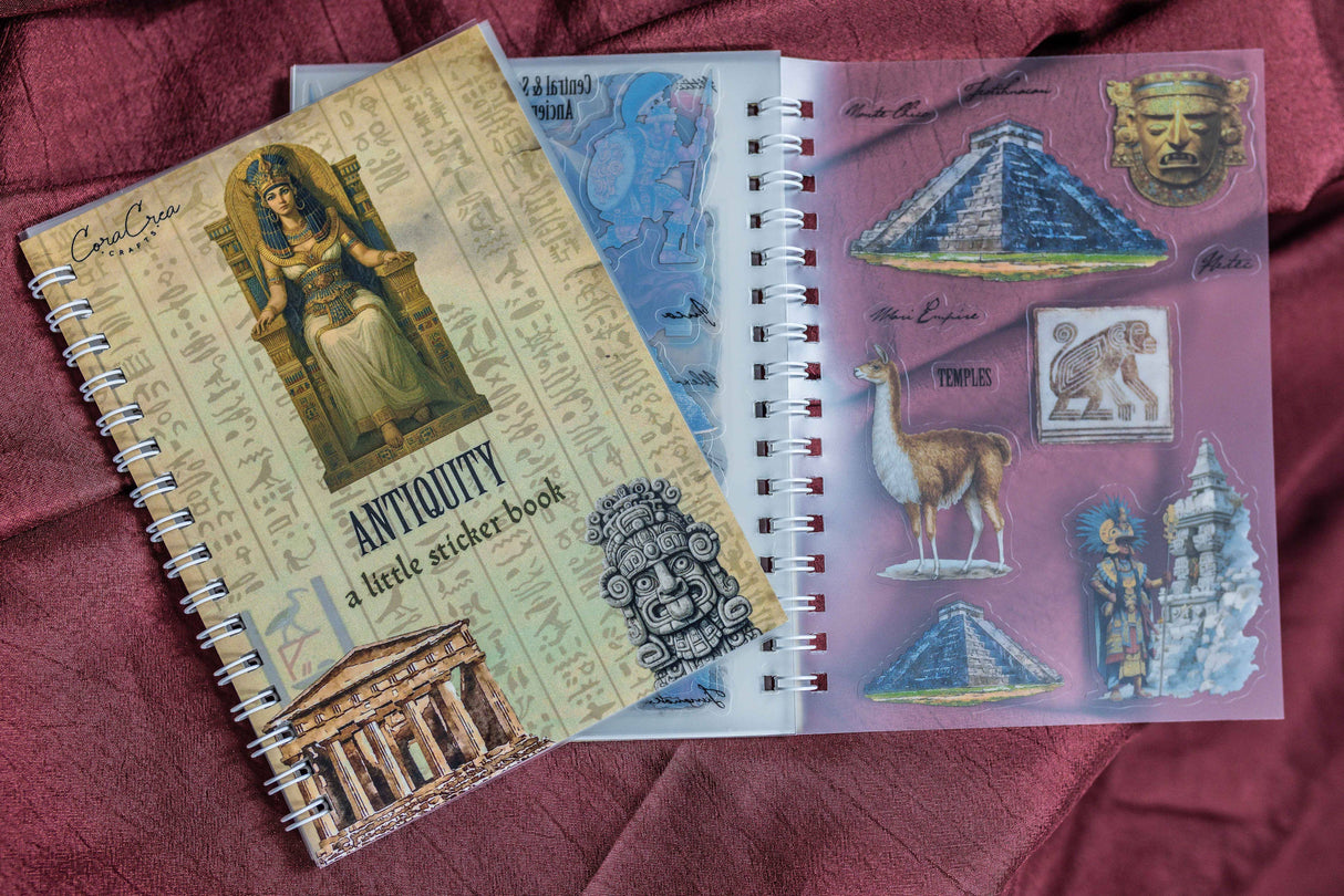 CoraCreaCrafts Antiquity Sticker Book