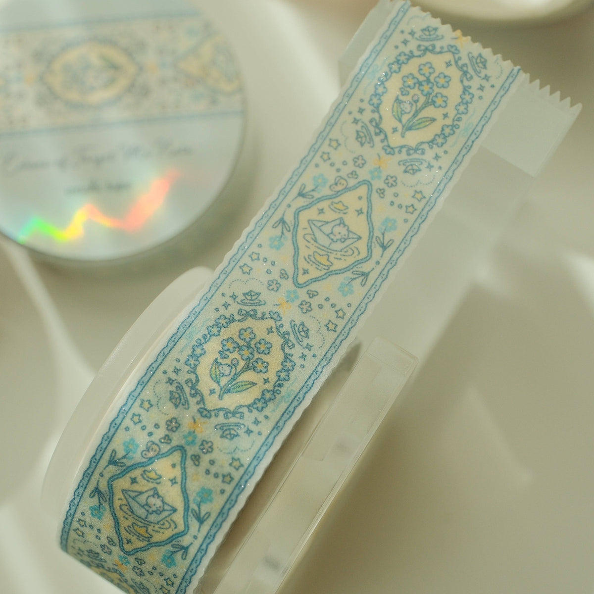 2jingis2jing Echoes of Forget Me Nots Glitter Washi Tape