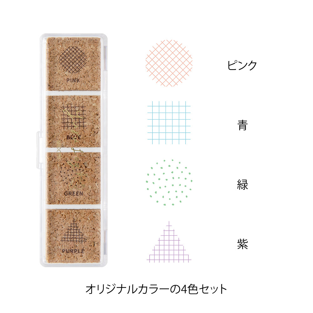 Midori Yuru Log Pre-inked Stamp